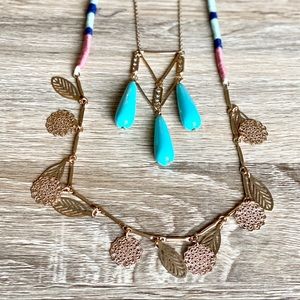 Threaded Double Chain Necklace